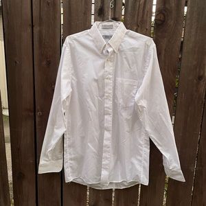 DOVER BROADCLOTH | Men’s Arrow White Long Sleeve Dress Button Down Shirt